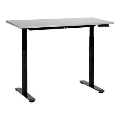 Beliani Electric Adjustable Standing Desk Destinas Grey/ Black 120 Cm 72 Cm - image 1