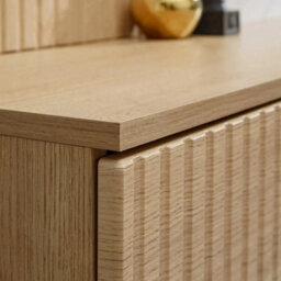 Arte Noir I Entertainment Unit Oak Cremona Marble Black With Led For Tvs Up To 70In - thumbnail 3