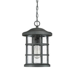 Stylish Outdoor Ip44 Chain Lantern With 1 Bulb - Earth Black Led E27 60W - thumbnail 2