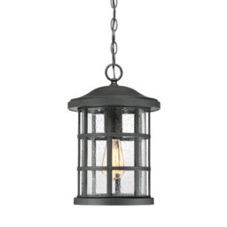 Stylish Outdoor Ip44 Chain Lantern With 1 Bulb - Earth Black Led E27 60W - thumbnail 4