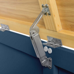 Farro Navy Blue Ottoman Blanket Box - Painted With Oak Top - Fully Assembled By Roseland Furniture - thumbnail 8