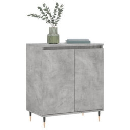 Berkfield Durable Sideboard Concrete Grey 60X35X70 Cm Engineered Wood - thumbnail 3