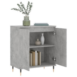 Berkfield Durable Sideboard Concrete Grey 60X35X70 Cm Engineered Wood - thumbnail 4
