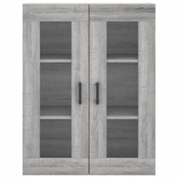Berkfield Highboard Grey Sonoma 69.5X34X180 Cm Engineered Wood - thumbnail 6
