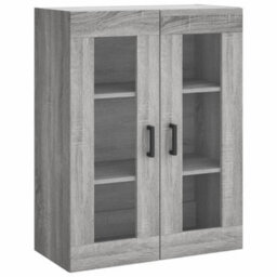 Berkfield Highboard Grey Sonoma 69.5X34X180 Cm Engineered Wood - thumbnail 5