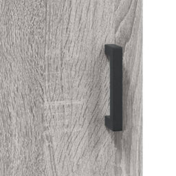 Berkfield Highboard Grey Sonoma 69.5X34X180 Cm Engineered Wood - thumbnail 9