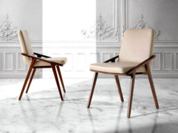 Angel Cerda Stylish Mink Leatherette Dining Chair - thumbnail 2