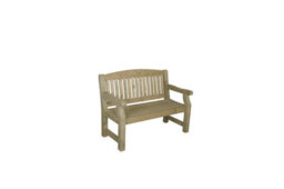 Forest Garden Harvington Wooden Garden 4Ft Bench - thumbnail 2