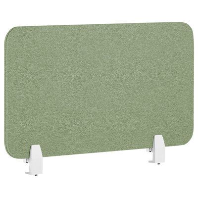 Beliani Desk Screen Wally Green - image 1