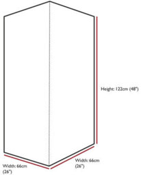 Woodside Outdoor Garden Stacking Chair Waterproof Cover 0.66M X 0.66M X 1.22M - thumbnail 4