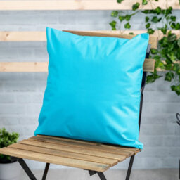 icon Indoor And Outdoor Waterproof Filled Cushion Set Of 2 Aqua Blue - thumbnail 2