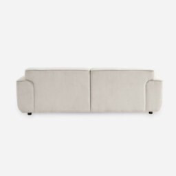 Sweeek. 3-Seater Corduroy Sofa Wallas Corduroy Greige 230X98X73 Cm - thumbnail 7
