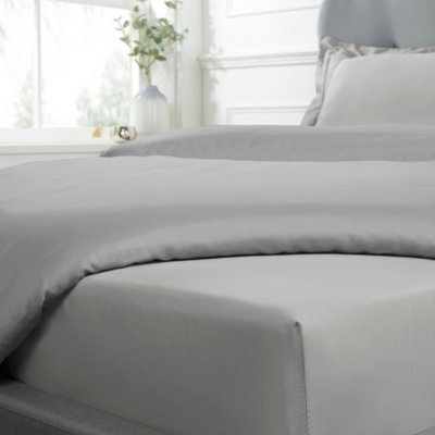 Smart Living Super Soft Cozy Easy Care Hotel Quality Cotton Anti-Allergy 25Cm Deep Fitted Bedsheet Or Pillowcase Pair - image 1