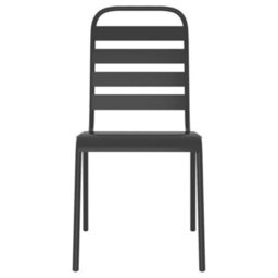 Berkfield 7 Piece Garden Dining Set Anthracite Steel - thumbnail 6
