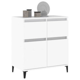 Berkfield Sideboard White 60X35X70 Cm Engineered Wood - thumbnail 4