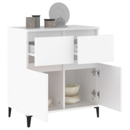 Berkfield Sideboard White 60X35X70 Cm Engineered Wood - thumbnail 5