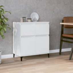 Berkfield Sideboard White 60X35X70 Cm Engineered Wood - thumbnail 1