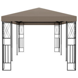 Berkfield Gazebo 6X3 M Taupe Fabric - thumbnail 3