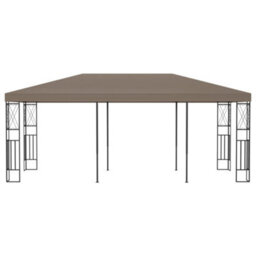 Berkfield Gazebo 6X3 M Taupe Fabric - thumbnail 2