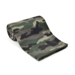 Brand Lab Camo Polar Fleece Dog Blanket Green (150Cm X 100Cm)