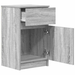 Berkfield Bedside Cabinets 2 Pcs Grey Sonoma 39X35X65 Cm Engineered Wood - thumbnail 6