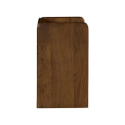 Sweeek - Set Of 2 Exotic Acacia Wood Bedside Tables With 2 Levels Walnut Coloured 40X30X50 Cm - Tara - thumbnail 7