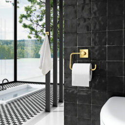Smedbo Wall Mounted Toilet Roll Holder For Bathroom Toilet Paper - thumbnail 2