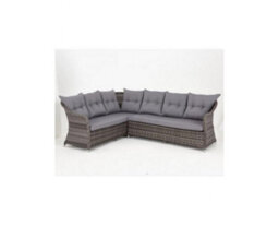Garden Store Direct Florida L Shape Corner Sofa Rattan Garden Furniture Set With Aluminium Frame - thumbnail 3