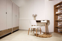 LPD Stockholm White-Oak 2-Door Wardrobe - Sleek Retro Style With Smart Storage - thumbnail 3