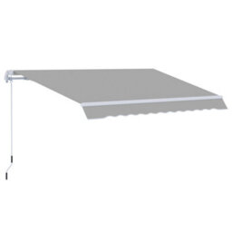 Outsunny Retractable Awning For Door & Window Garden Shelter Canopy 3 X 2M - thumbnail 2