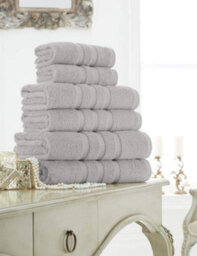 Gc Gaveno Cavailia 4 Pack Zero Twist Bath Sheet 90X140 Silver Quick Absorbent & Super Soft Towels