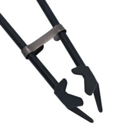 "AB Tools 18"" Loop Brush, Shovel & Tongs Fire Coal Wood Log Burner Steel Metal 450mm" - thumbnail 6