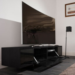 "Avf Edge 1.6M Tv Stand With Drop Door, For Tvs Up To 80"" - Black" - thumbnail 6