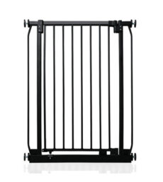 Safetots Extra Tall Elite Safety Gate, 71Cm - 80Cm, Matt Black, Extra Tall 96.8Cm In Height, Pressure Fit Stair Gate - thumbnail 1