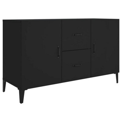 Vidaxl Sideboard Black 100X36X60 Cm Engineered Wood - image 1