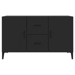Vidaxl Sideboard Black 100X36X60 Cm Engineered Wood - thumbnail 5