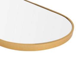 Living And Home Gold Oval Wall Mounted Full Length Framed Mirror Dressing Mirror 40 X 120 Cm - thumbnail 8