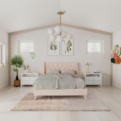 Novogratz Ng Her Majesty Bed Pink, King Size - image 1