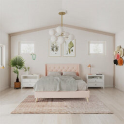 Novogratz Ng Her Majesty Bed Pink, King Size - thumbnail 1