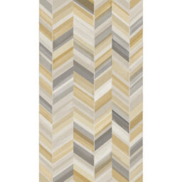 Grandeco Betti Herringbone Chevron 3 Lane Repeatable Textured Mural, 2.8 X 1.59M, Mustard Yellow - thumbnail 3