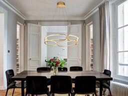 Luminosa Lighting Luminosa Colette Integrated Led Ceiling Pendant Gold - Uk Stock - thumbnail 1