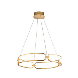 Luminosa Lighting Luminosa Colette Integrated Led Ceiling Pendant Gold - Uk Stock - thumbnail 2