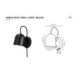 Nordlux Angle Metal Wall Light Magnetic Head Black,plug In Or Mains - thumbnail 6