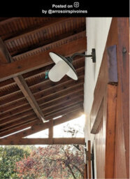 Lucide Aruba Cottage Wall Light Outdoor - 1Xe27 - Ip44 - Rust Brown - thumbnail 6