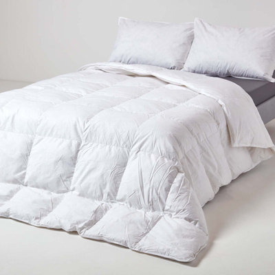 Homescapes Goose Feather And Down 4.5 Tog Single Size Summer Duvet - image 1