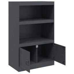Berkfield Sideboard Anthracite 67X39X107 Cm Steel - thumbnail 7
