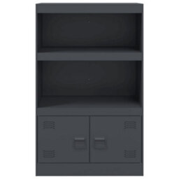Berkfield Sideboard Anthracite 67X39X107 Cm Steel - thumbnail 6
