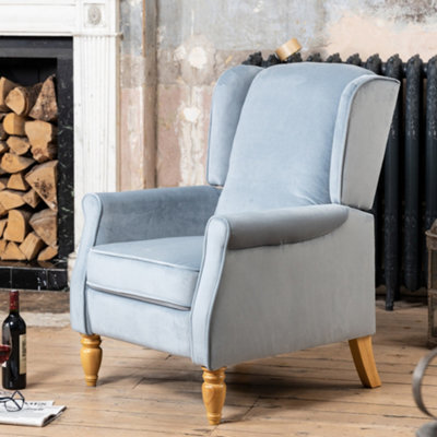 Barksdale Recliner Armchair - Light Blue - image 1
