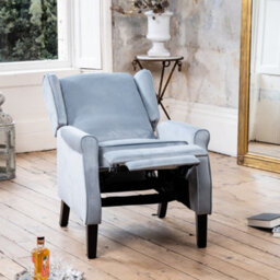 Barksdale Recliner Armchair - Light Blue - thumbnail 6