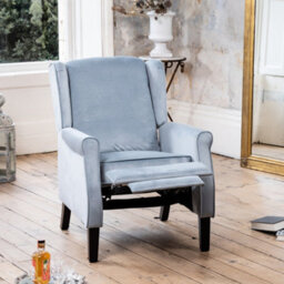Barksdale Recliner Armchair - Light Blue - thumbnail 5